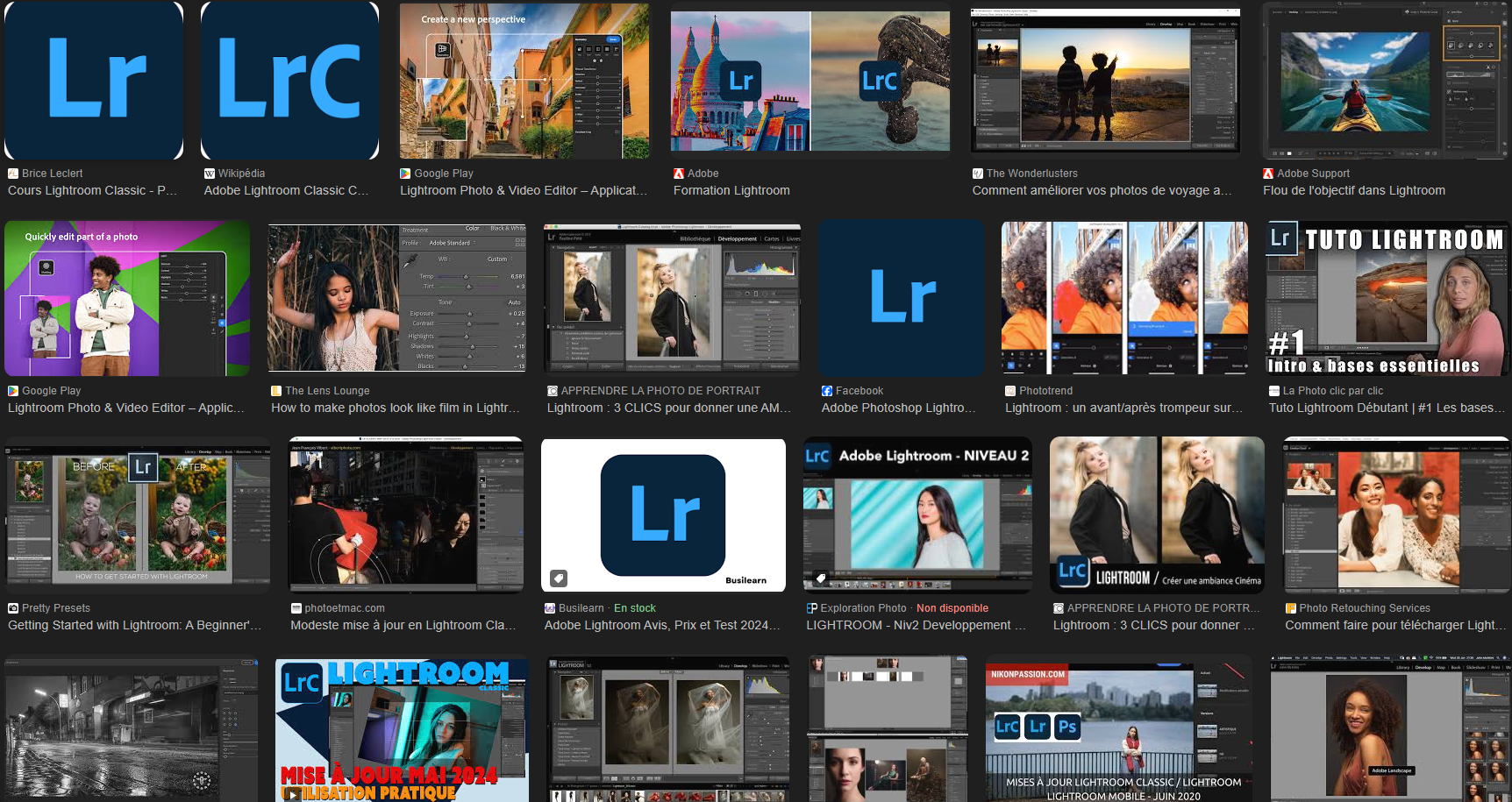 Présentation et discussion autour de Lightroom