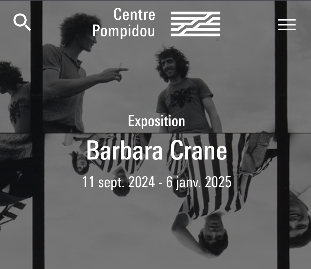 Exposition Centre Pompidou - Barbara Crane + balade
